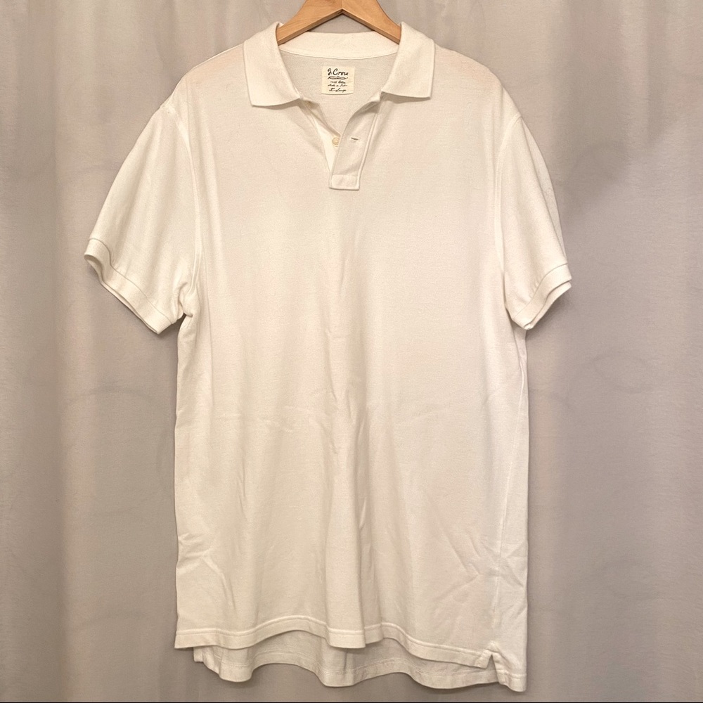 White polo shirt | J Crew